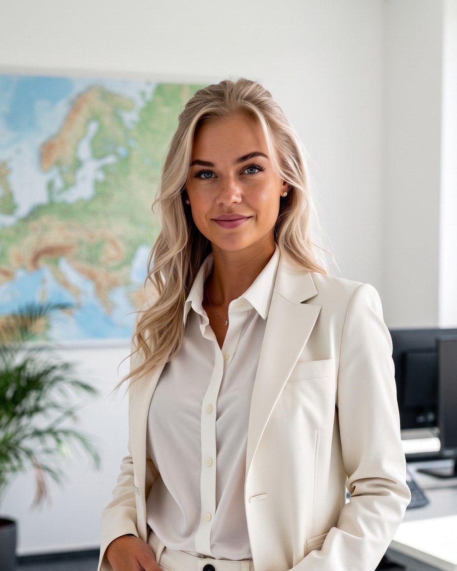 Elisa Lilienthal in the HJR Transportdienst office